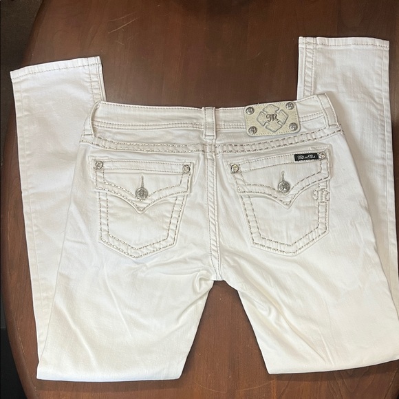 Miss Me Women's Cream Skinny Jeans - Picture 3 of 7